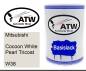 Preview: Mitsubishi, Cocoon White Pearl Tricoat, W38: 500ml Lackdose, von ATW Autoteile West.